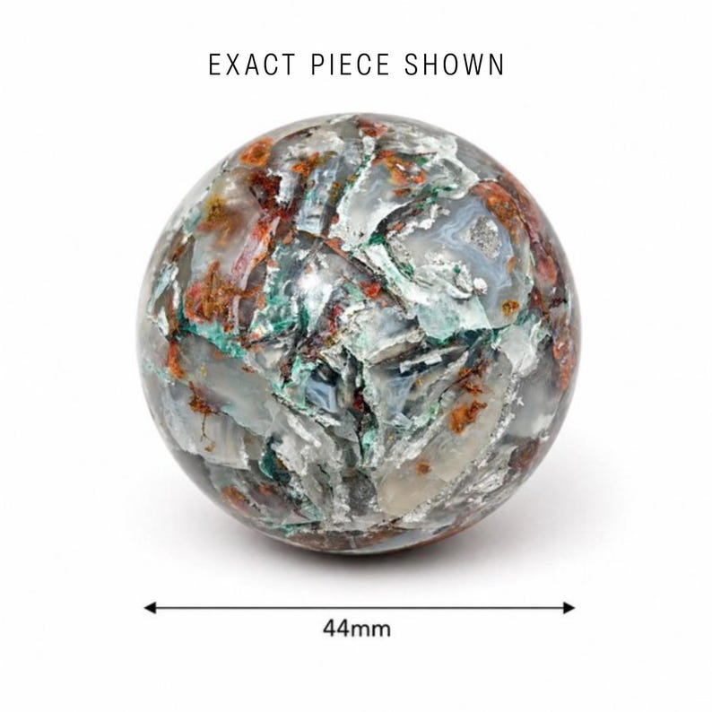 Confetti Chrysocolla Sphere #3