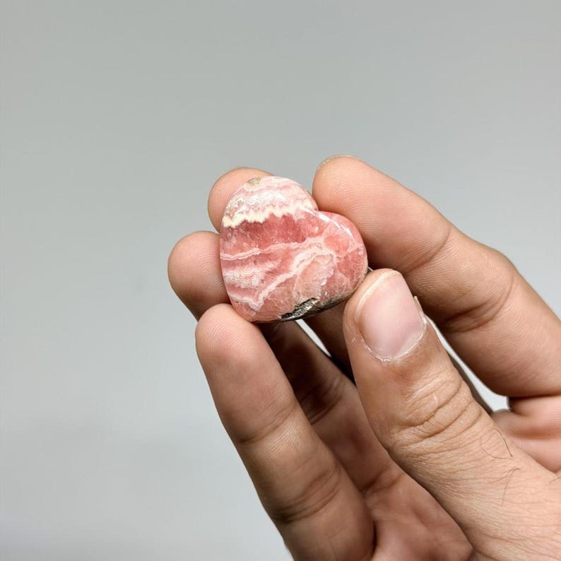 Rhodochrosite Mini Heart #2