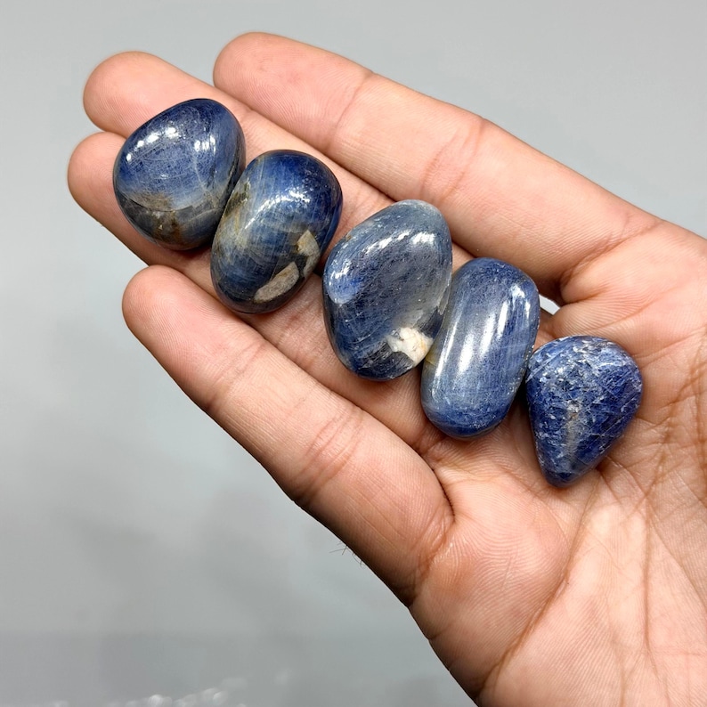 Blue Sapphire Tumbles