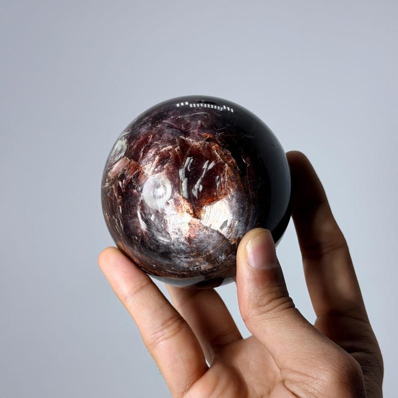 Polished Lepidolite Sphere