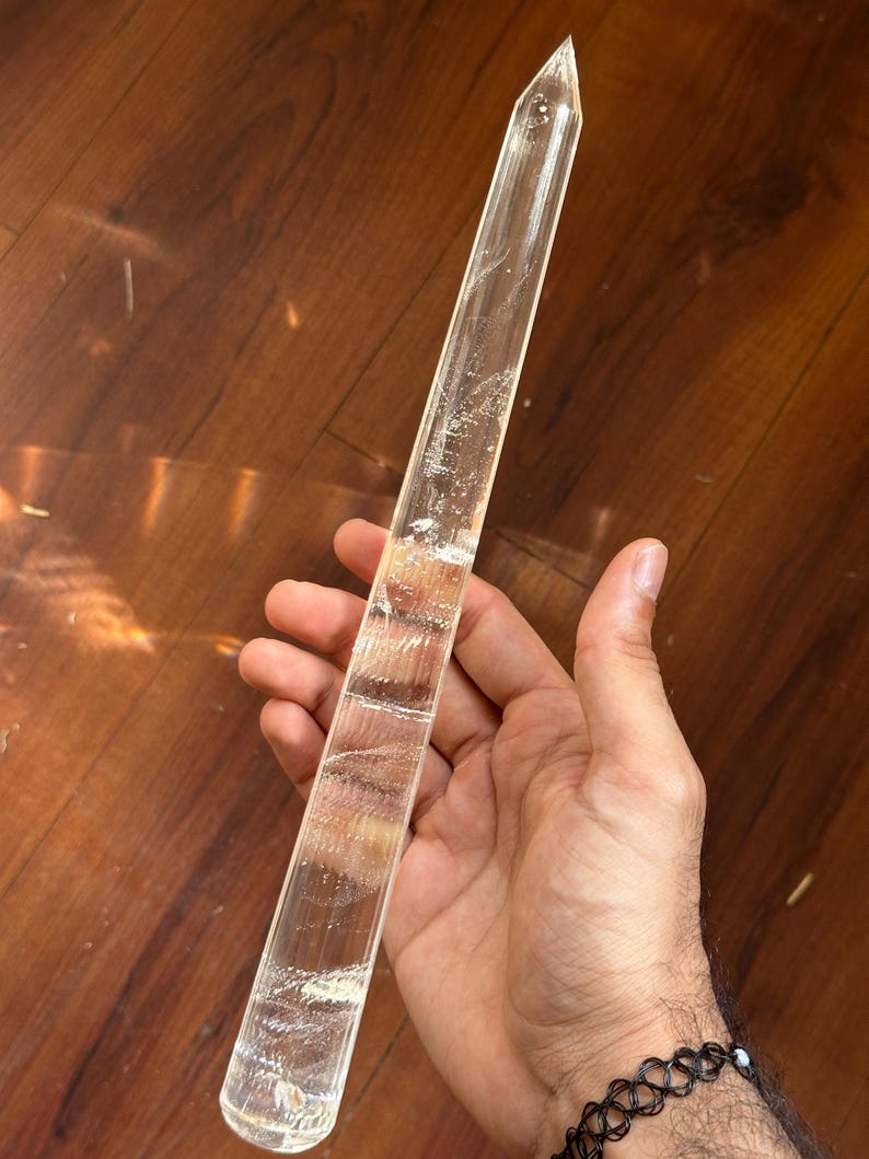 Clear Quartz Vogel Wand #1