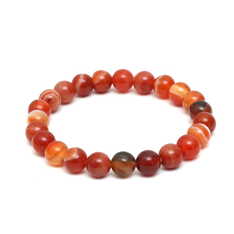 Carnelian Agate 10 MM bracelet