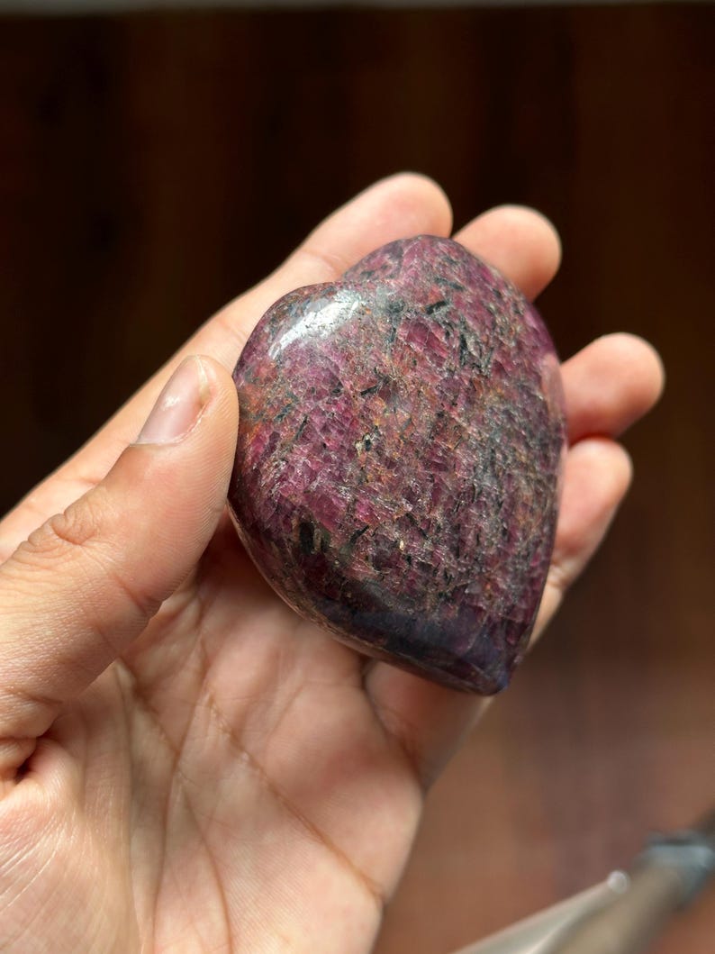 Ruby Heart Stone