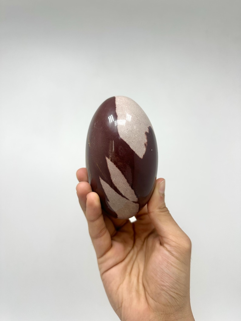 Polished Narmada Jasper Shivalingam #2
