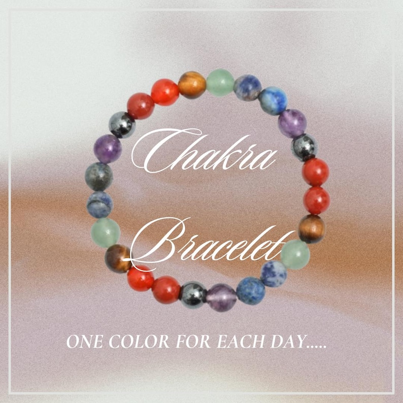 Chakra Gemstone Bracelet