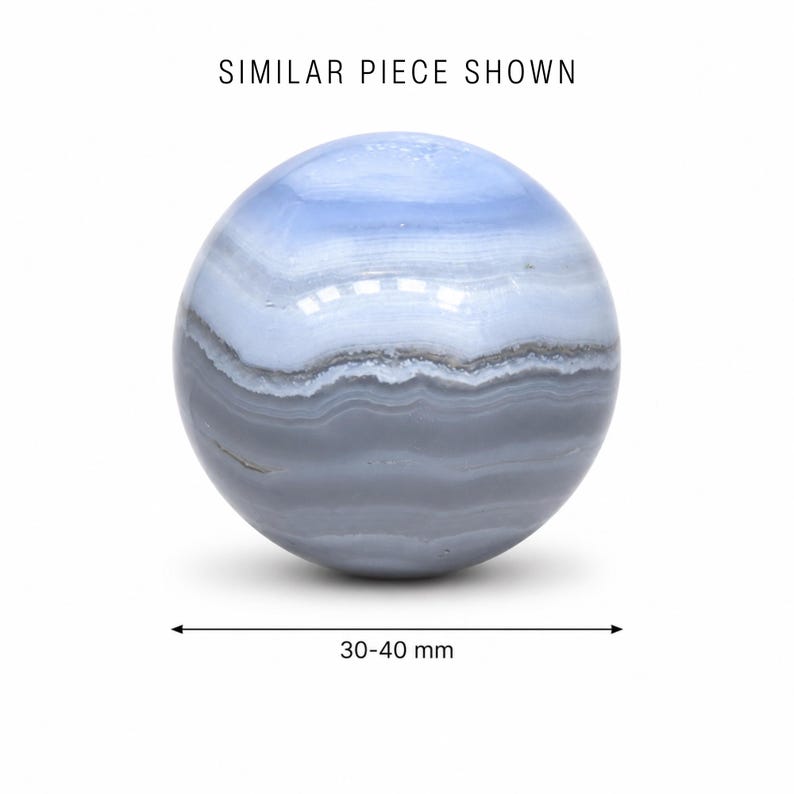 Blue Lace Agate Sphere #2