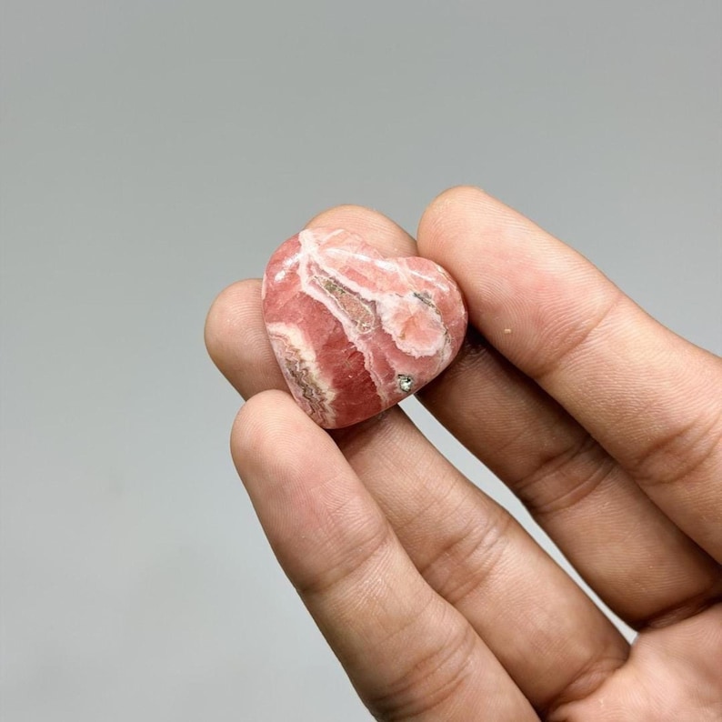 Rhodochrosite Mini Heart #1
