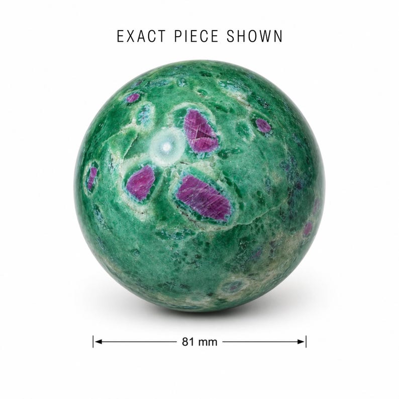 Ruby in Fuchsite Sphere #3