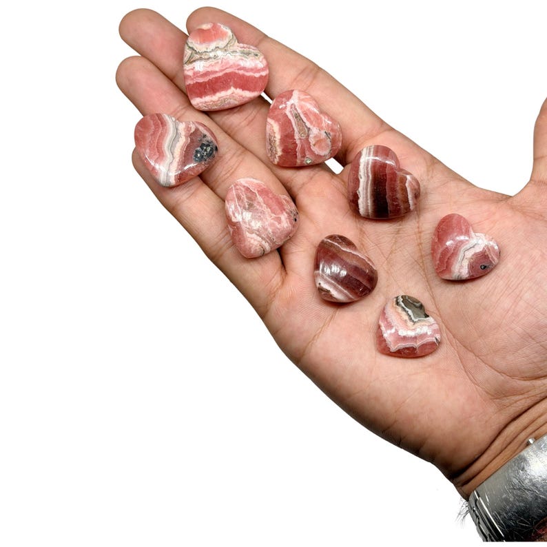 Rhodochrosite Mini Heart #3