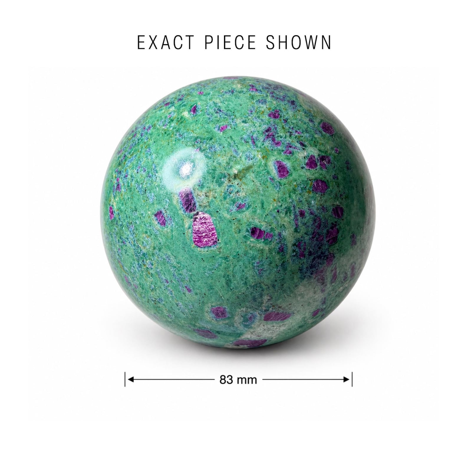 Ruby in Fuchsite Sphere #4