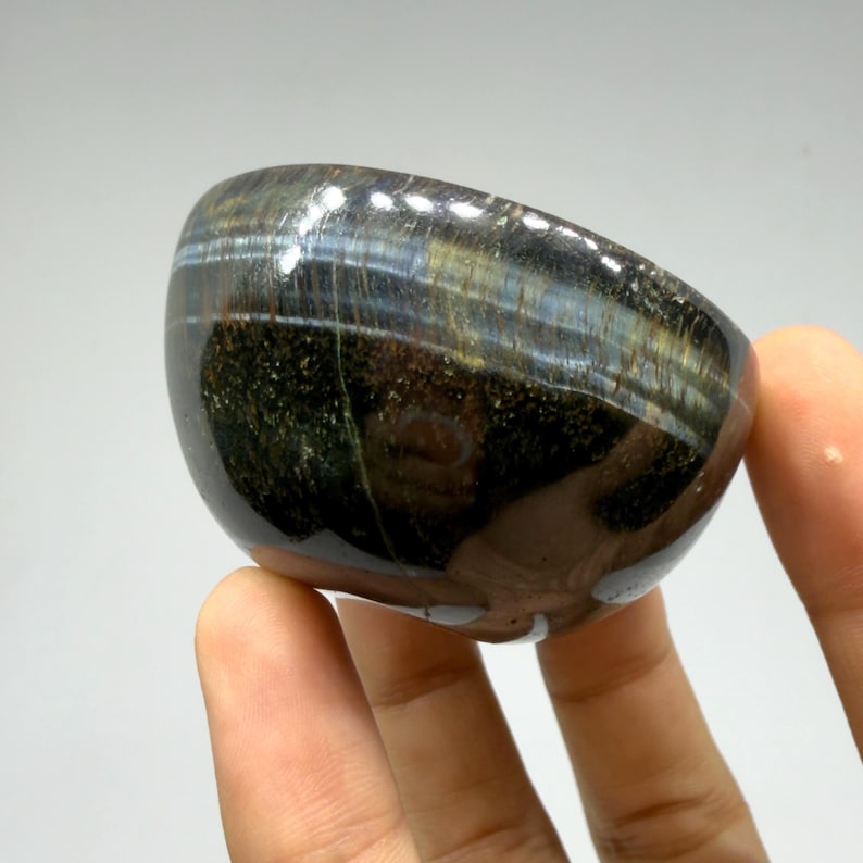 Blue Tiger Eye Crystal Bowl