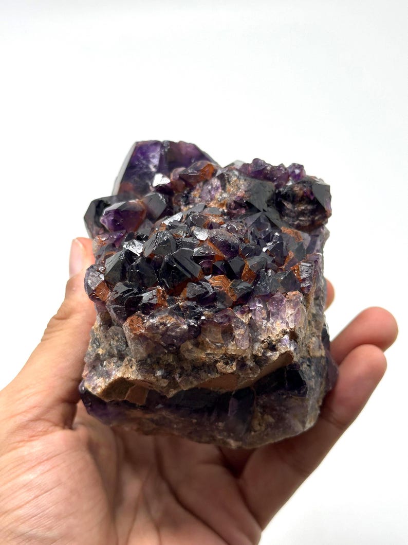 Red-Capped Amethyst Cluster (Auralite-23)