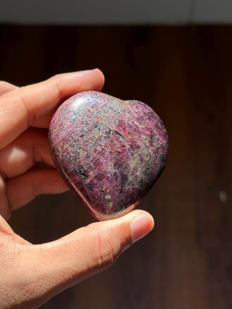 Ruby Corundum Heart #2