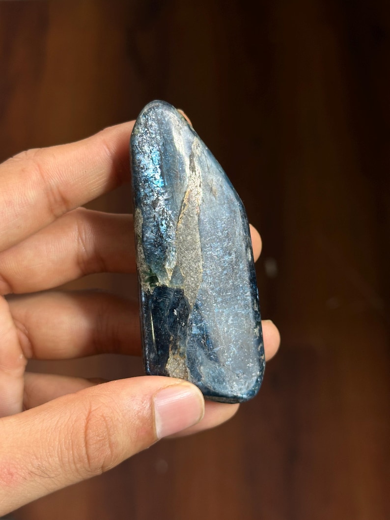 Blue Green Kyanite Wand #1