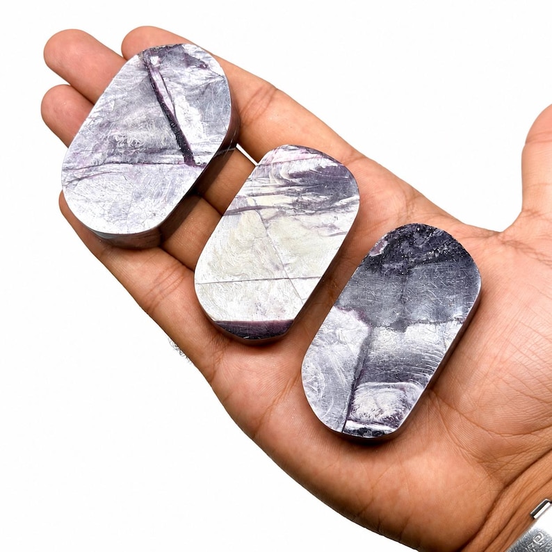 Gem Lepidolite Palmstone