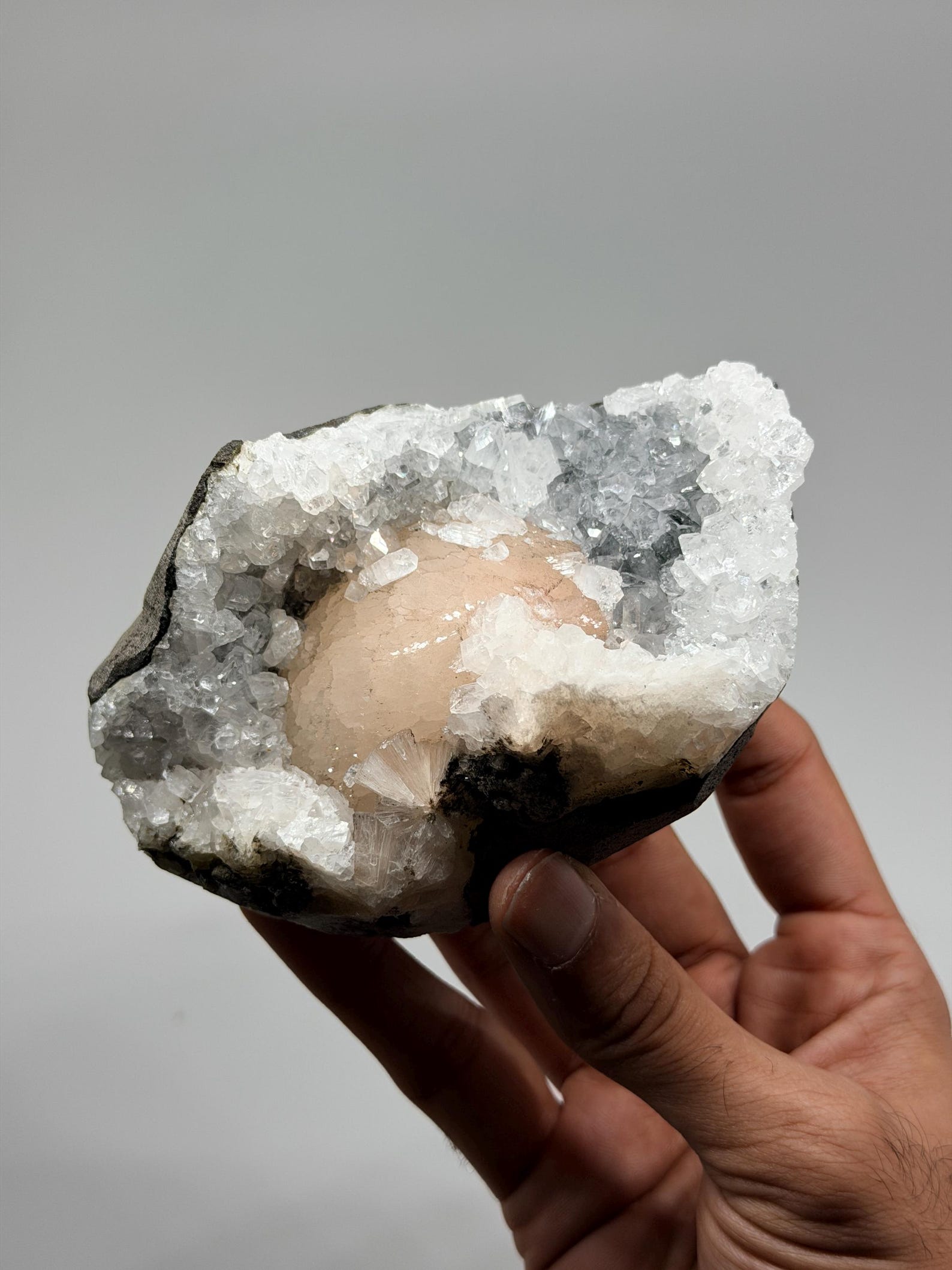 Apophyllite with Stellerite Specimen #3