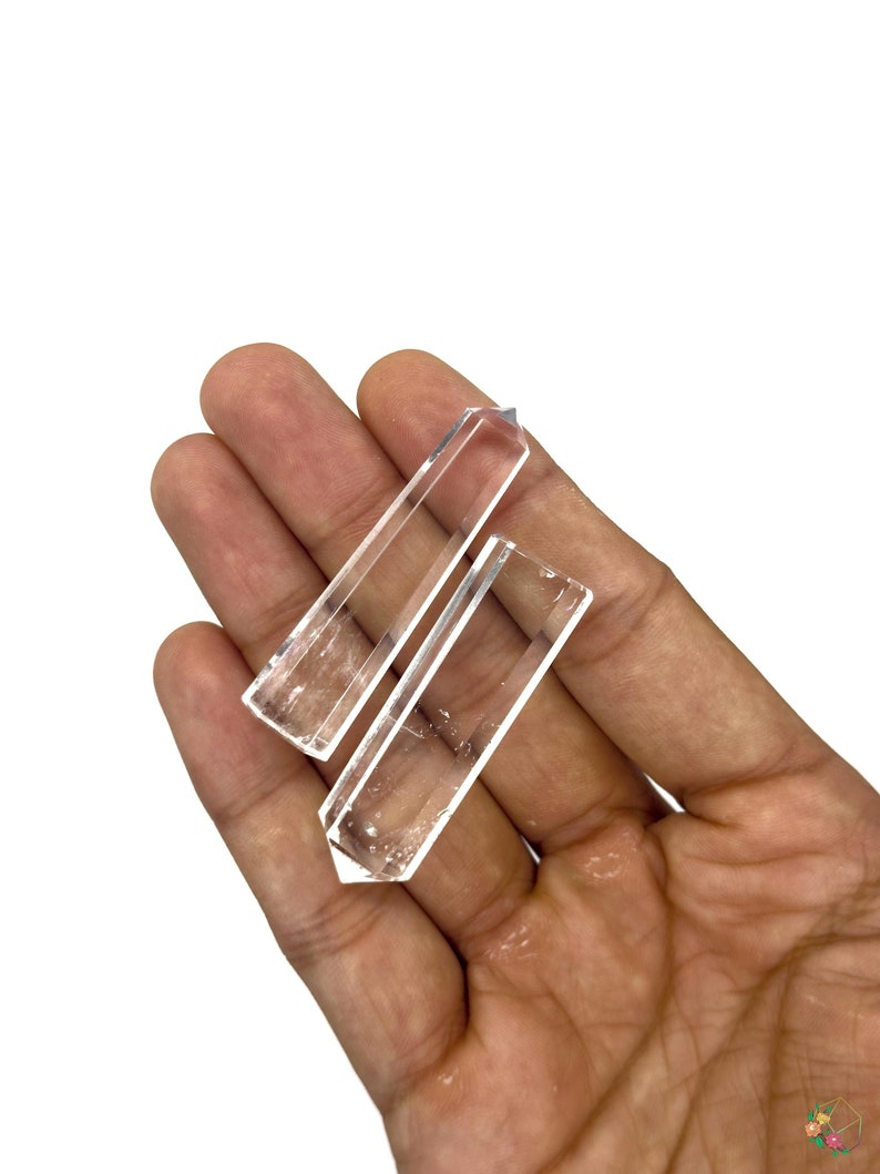 Clear Quartz Crystal Pencil Points
