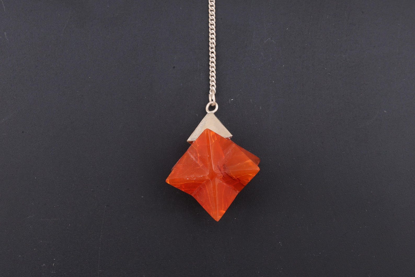 Carnelian Merkaba Star Pendulum Pendant