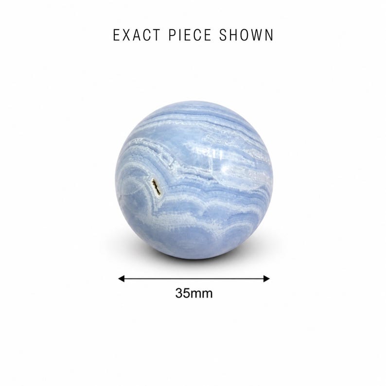 Blue Lace Agate Sphere #1