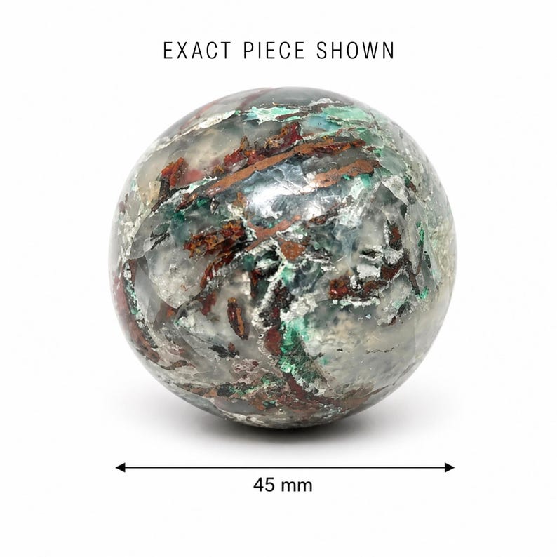Confetti Chrysocolla Sphere #1