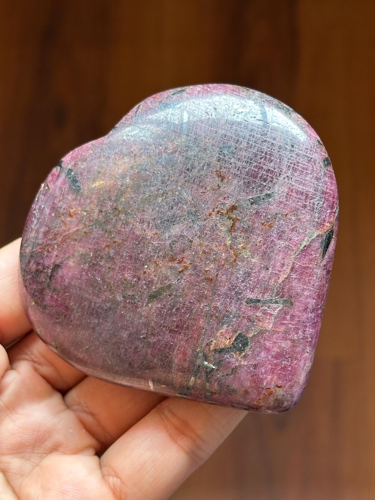 Ruby Corundum Heart #1