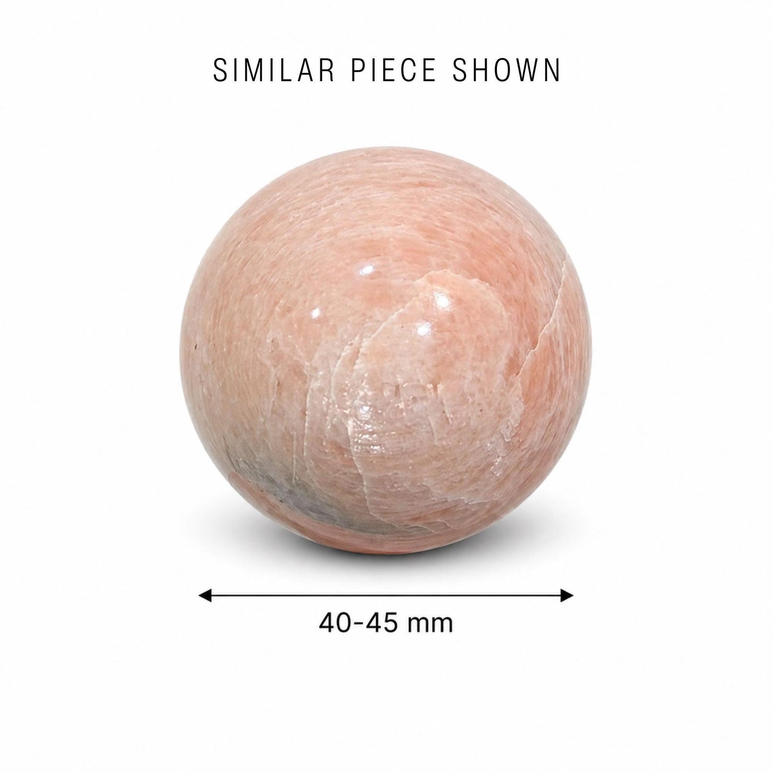Peach Moonstone Sphere