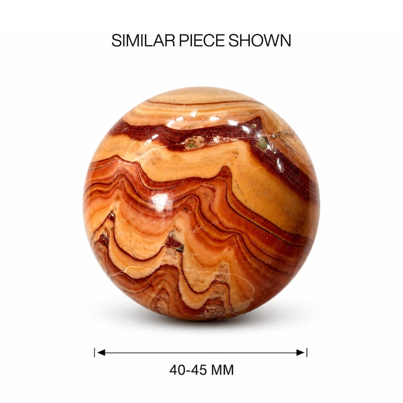 Wave Dolomite Sphere
