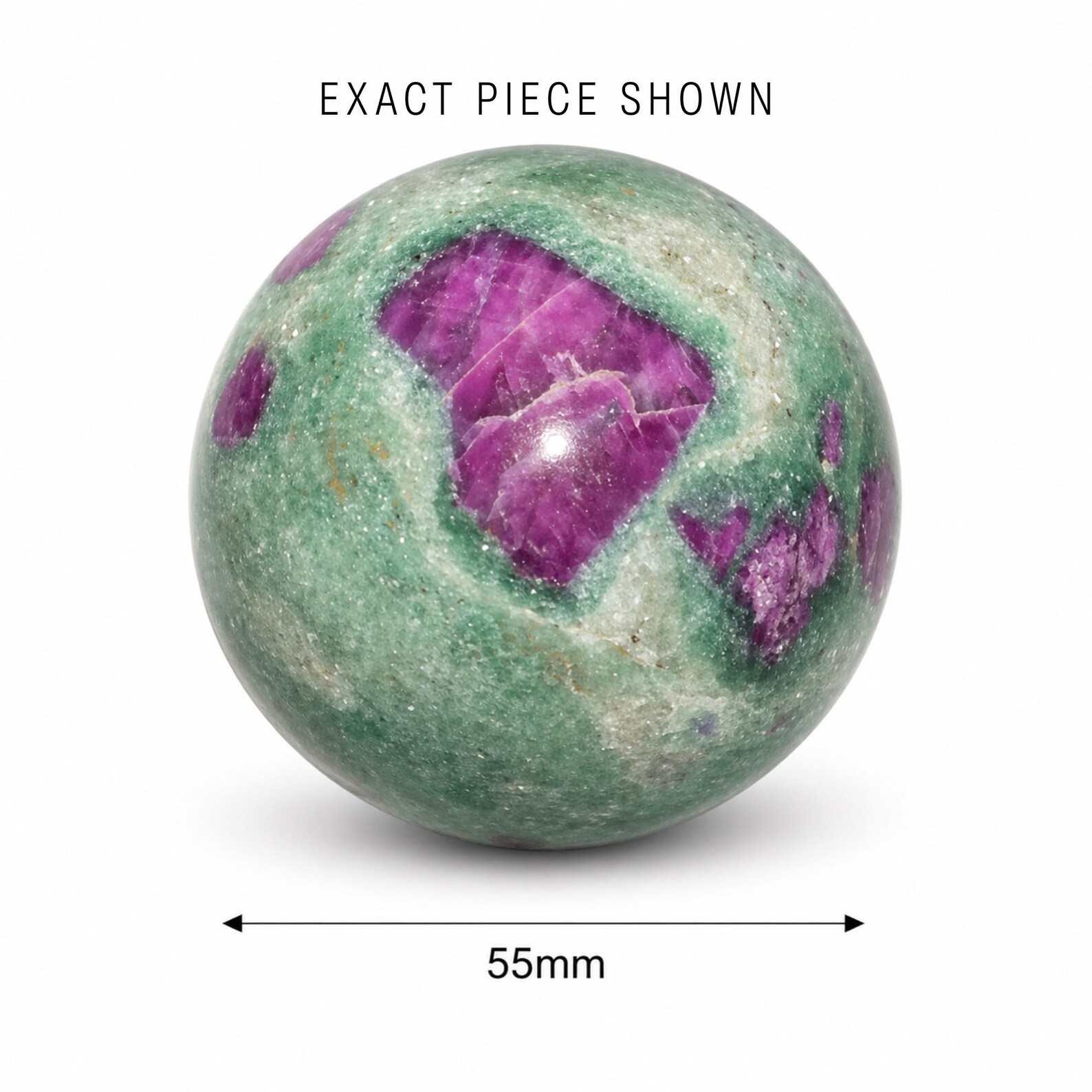 Ruby in Fuchsite Sphere #1