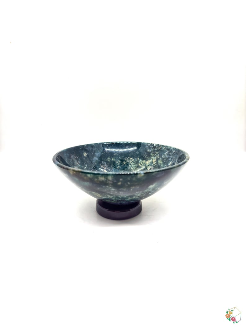 Moss Agate Bowl #1