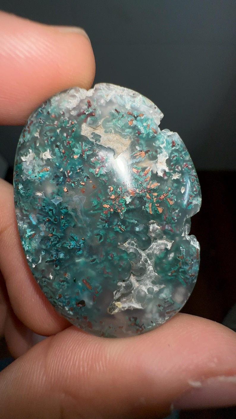 Garut Copper Chrysocolla Cabochon