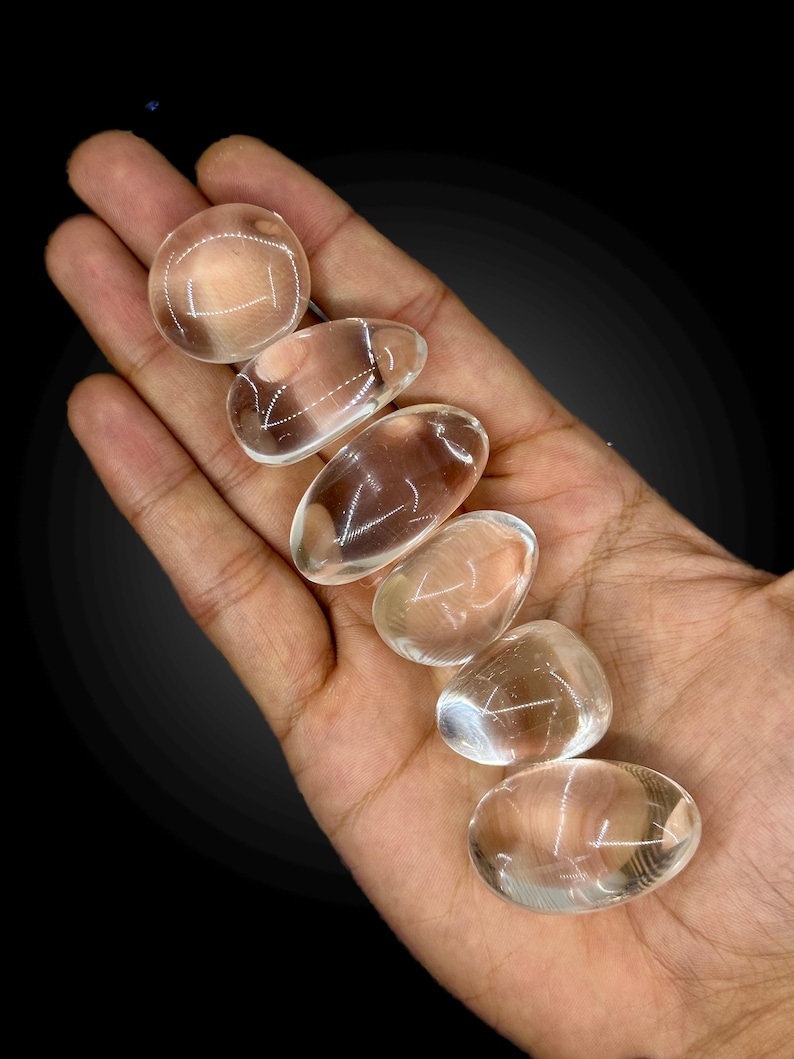 Brazilian Clear Quartz Tumble Stones