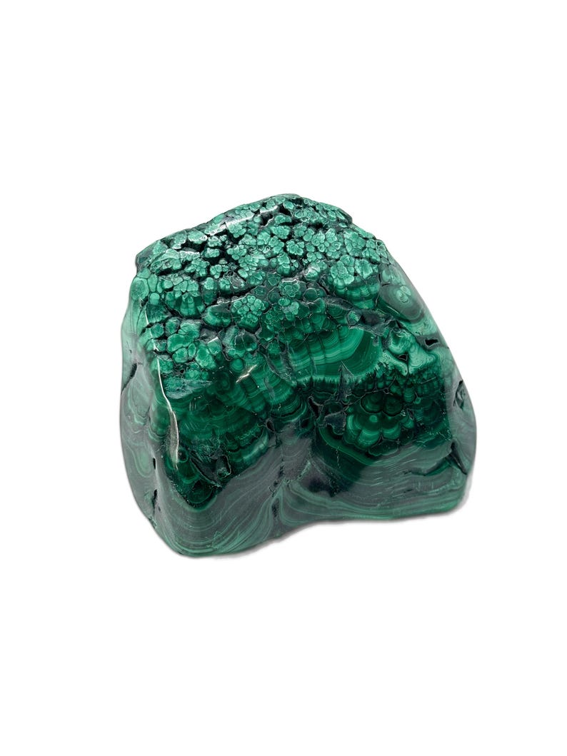 Polished Botryoidal Malachite Specimen