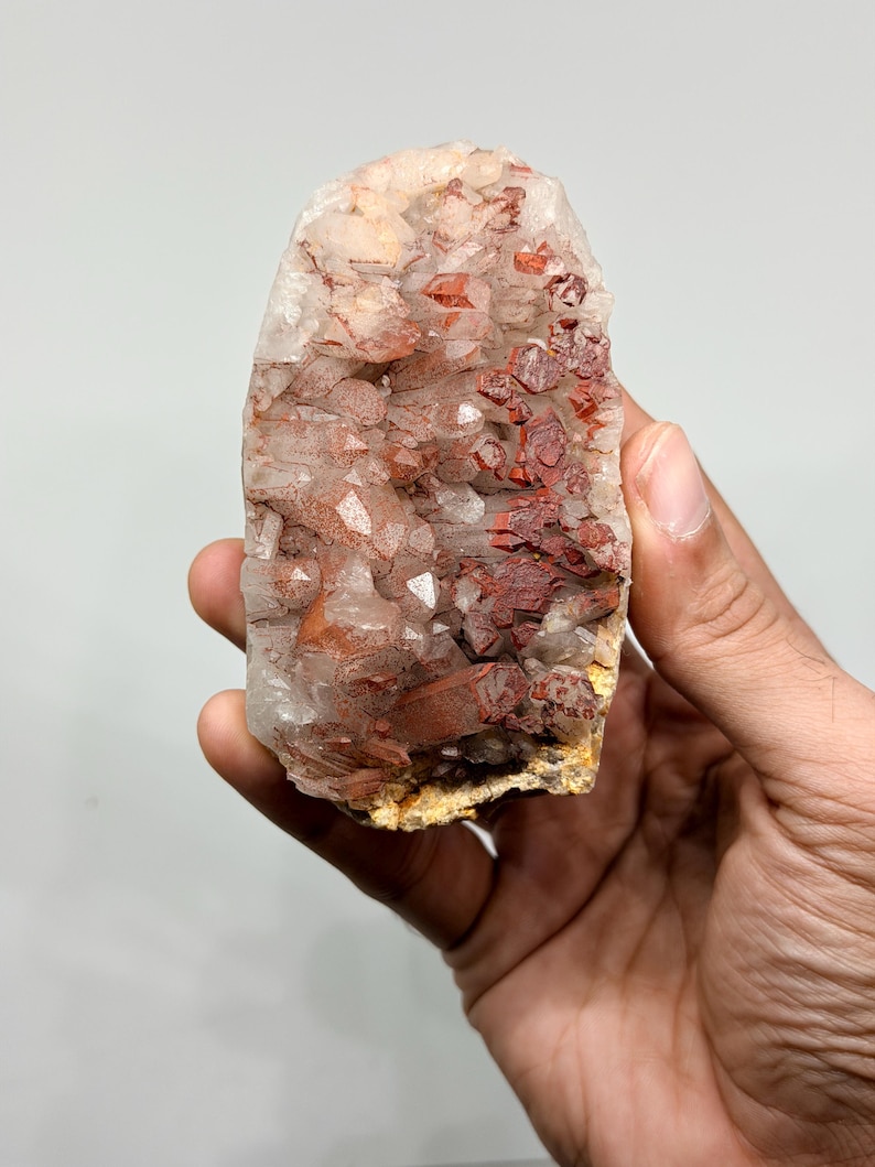 Red Phantom Quartz Specimen #2