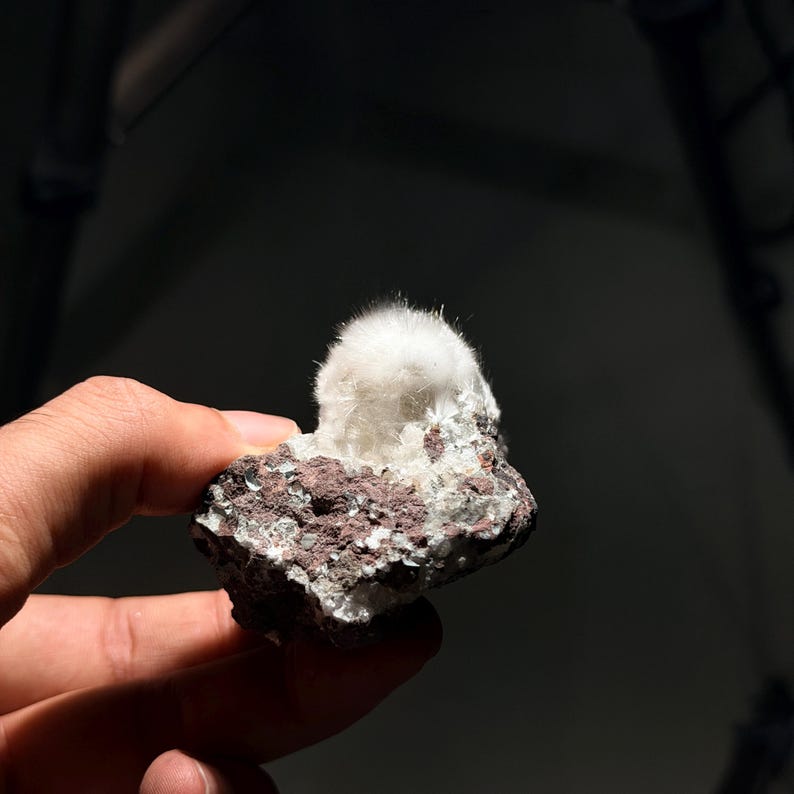 Mesolite crystals