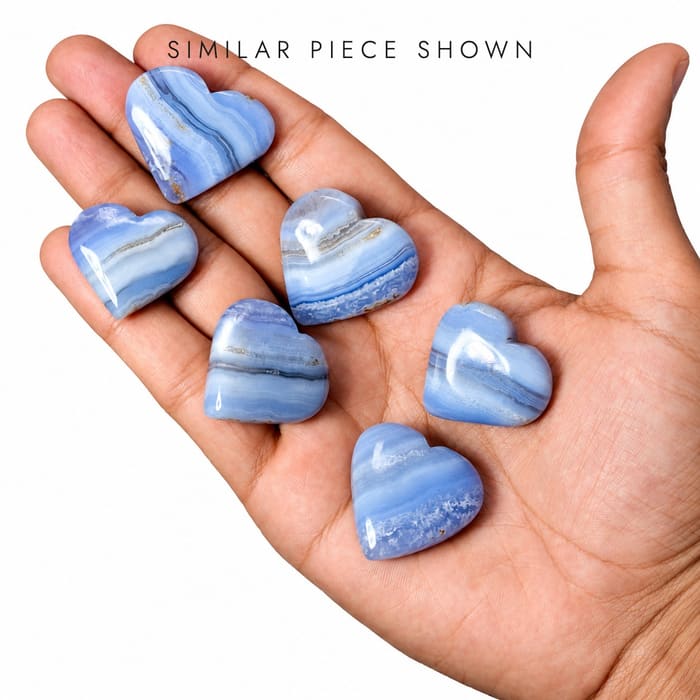 Blue Lace Agate Mini Hearts