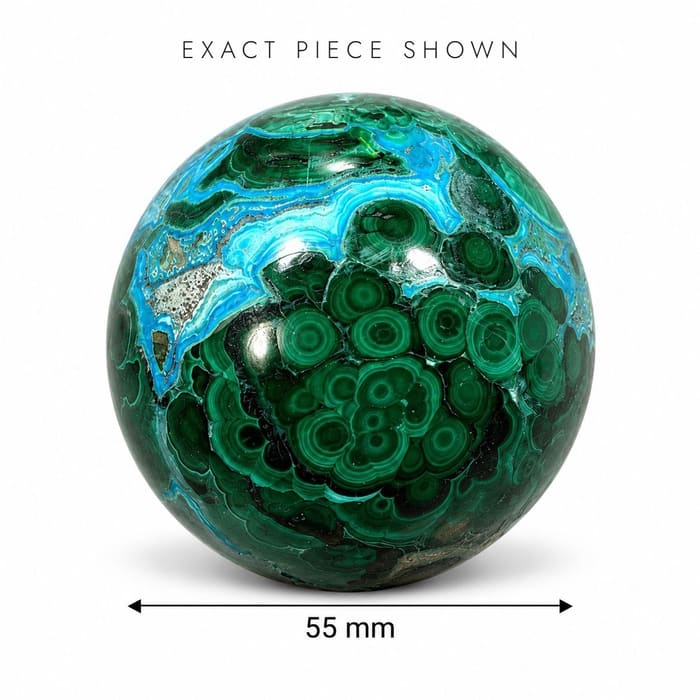 Malachite Chrysocolla Sphere